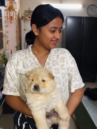 Happy customer with puppy 3
